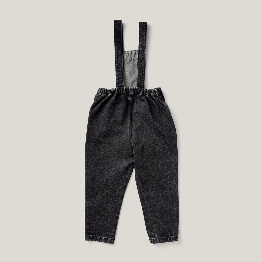 ボトムス soor ploom charlie overall, Black Denim soor ploom Charlie Black Denim