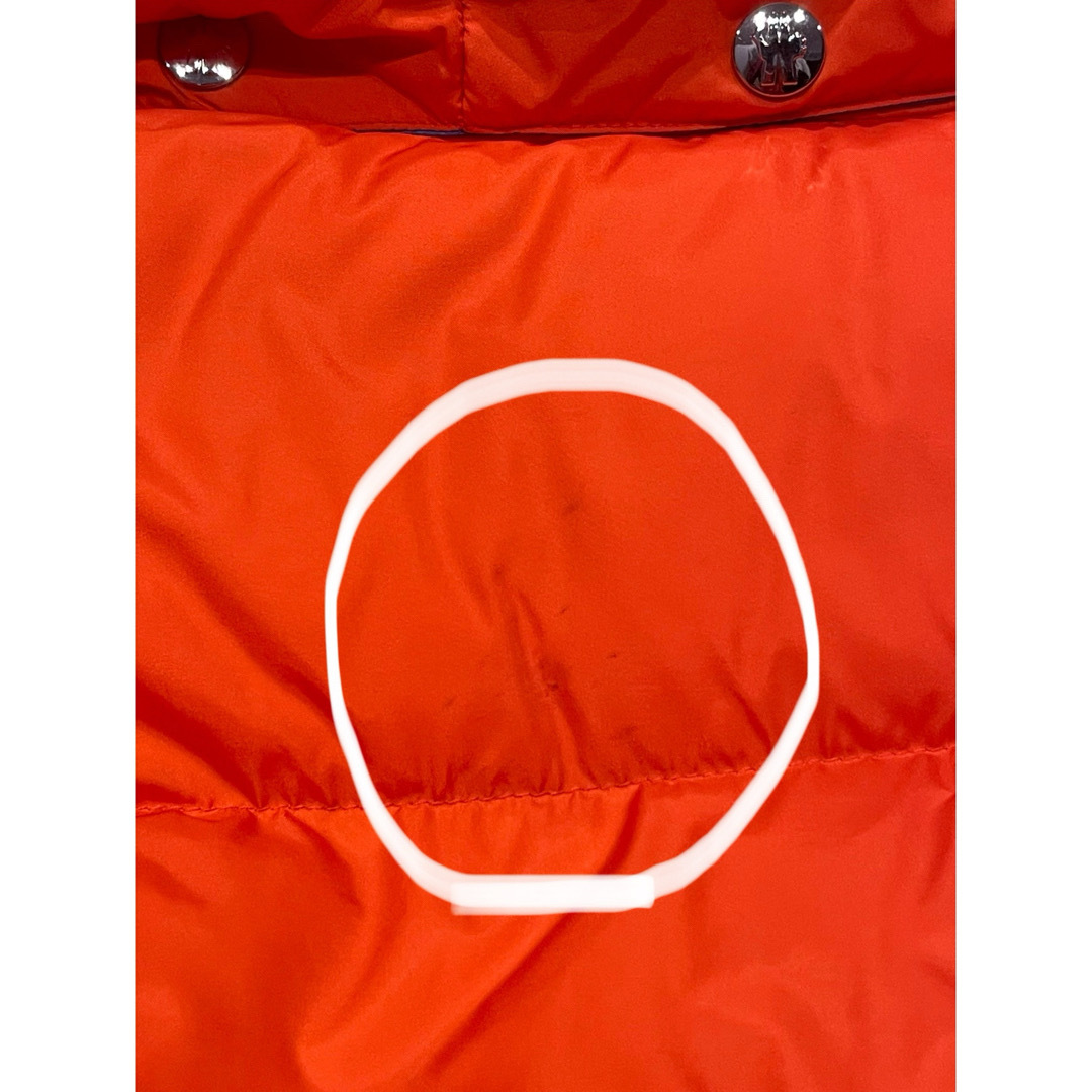 モンクレール　オレンジ×水色　160cm キッズ/ベビー/マタニティのキッズ服男の子用(90cm~)(ジャケット/上着)の商品写真
