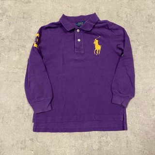 ポロラルフローレン(POLO RALPH LAUREN)の（715） ポロ ラルフローレン ポロシャツ サイズ5 紫(Tシャツ/カットソー)