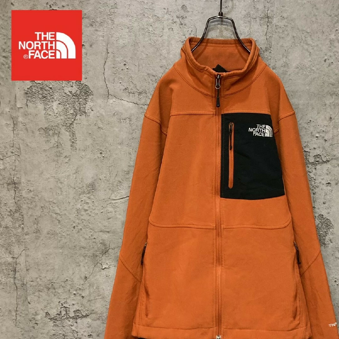 THE NORTH FACE(ザノースフェイス)のザノースフェイス　ブルゾン　ブルゾンジャケット　オレンジ　メンズS　APEX メンズのジャケット/アウター(ブルゾン)の商品写真