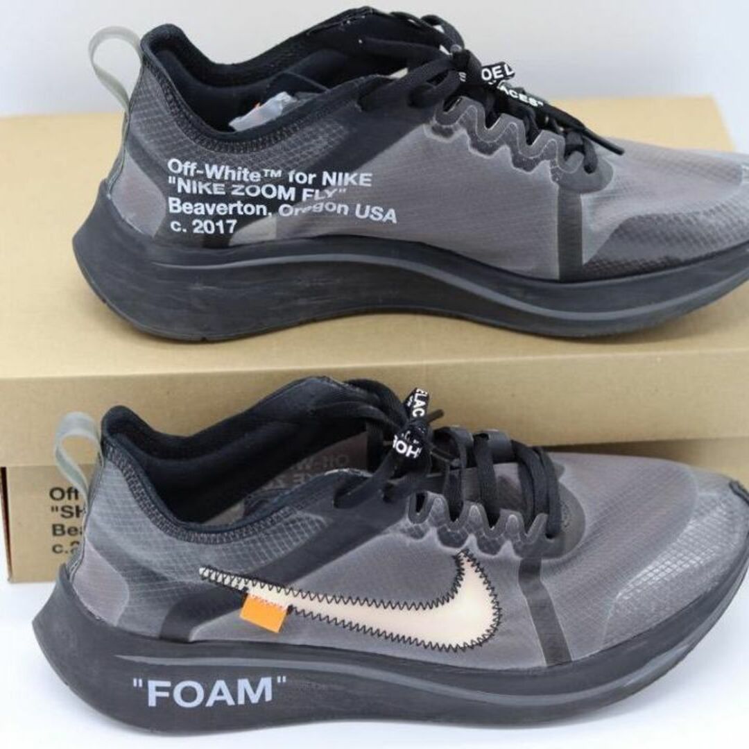 スニーカーOff-White NIKE THE:10 ZOOM FLY SP オフホワイト