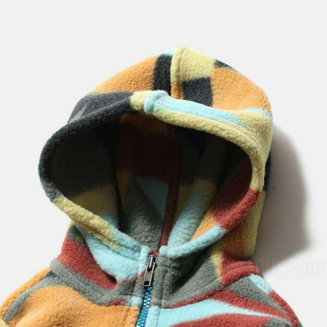 patagonia(パタゴニア)の【新品未使用】 patagonia パタゴニア キッズ ベビー フリース パーカー フーディー BABY SYNCH CARDIGAN 60093 【6M(6ヶ月)/GUANACO FIESTA PEACEFUL PINK】 キッズ/ベビー/マタニティのキッズ服女の子用(90cm~)(その他)の商品写真