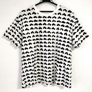 マリメッコ(marimekko)のマリメッコ 半袖Tシャツ サイズXL - 白×黒(Tシャツ(半袖/袖なし))