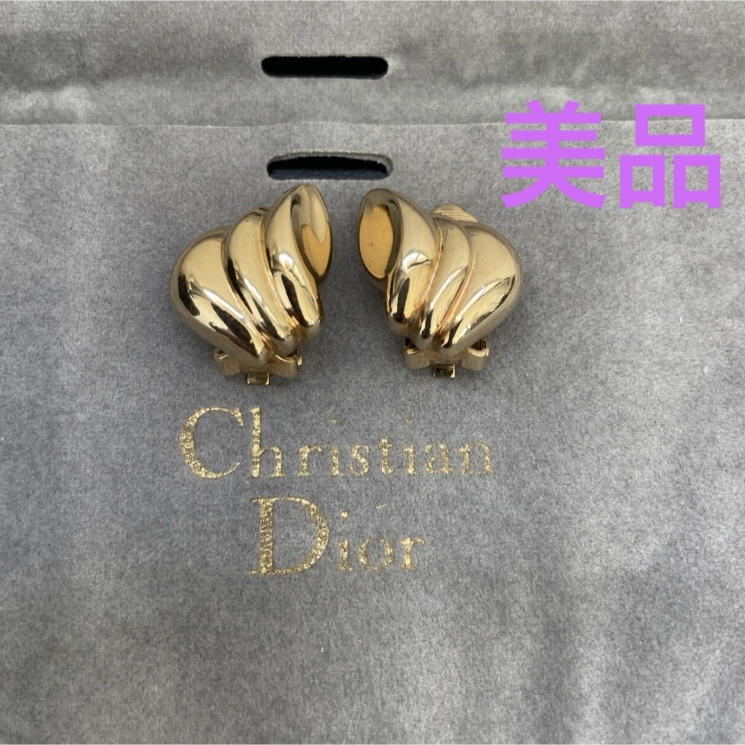 アクセサリーChristian Dior クリスチャンディオール　イヤリング　ゴールド　美品