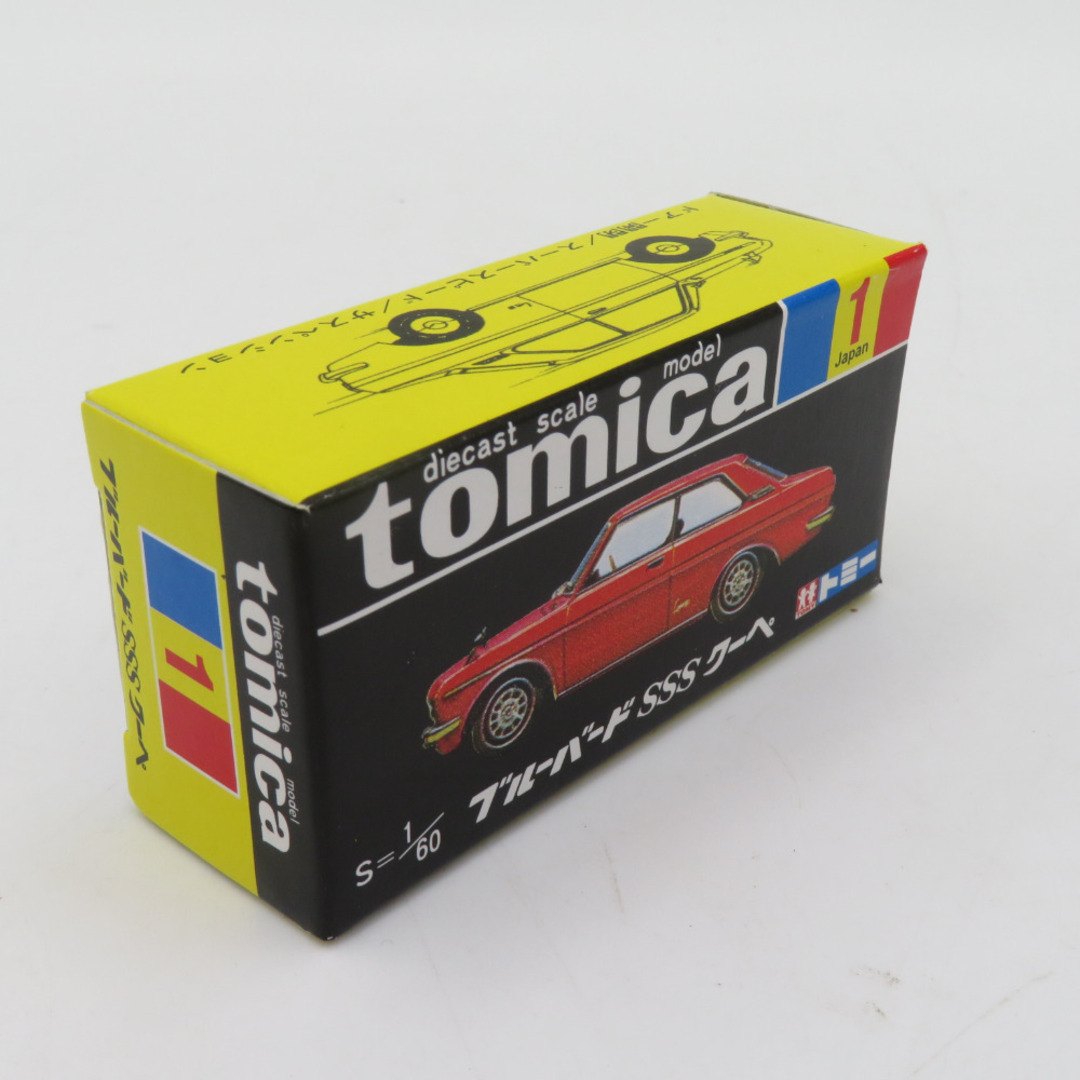 トミカシリーズ(トミカシリーズ)の復刻版トミカ黒箱 ブルーバードSSSクーペ レッド TOMICA トミカ 1 おもちゃ・玩具 美品 エンタメ/ホビーのおもちゃ/ぬいぐるみ(ミニカー)の商品写真