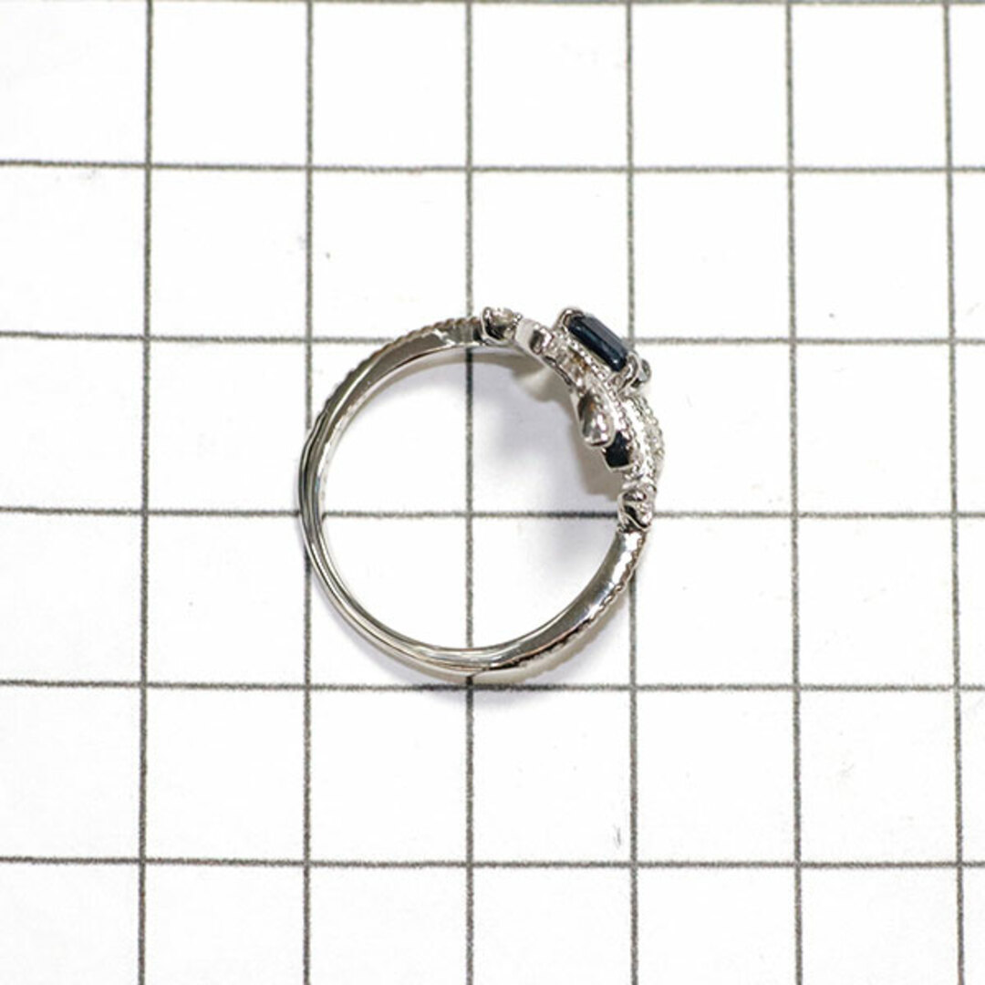新品 希少 Pt900 非加熱ロイヤルブルーサファイア ダイヤモンド リング 0.75ct D0.20ct  レディースのアクセサリー(リング(指輪))の商品写真