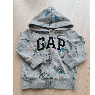 ベビーギャップ(babyGAP)の🉐ベビーGAP 恐竜柄パーカー　２year(ジャケット/上着)