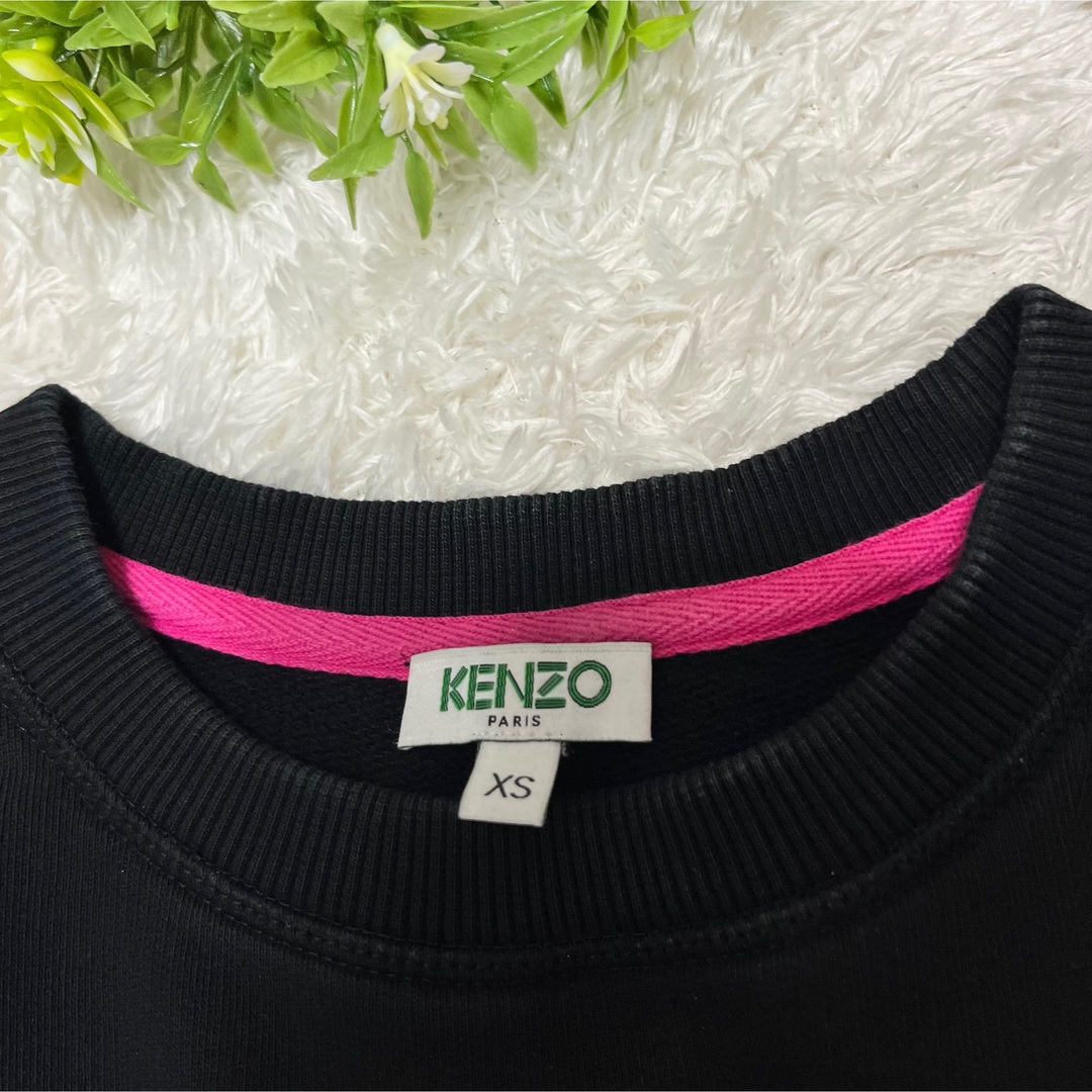 KENZO(ケンゾー)のKENZO ケンゾー ワンピース スウェット   虎 トラ タイガー 刺繍 レディースのトップス(トレーナー/スウェット)の商品写真