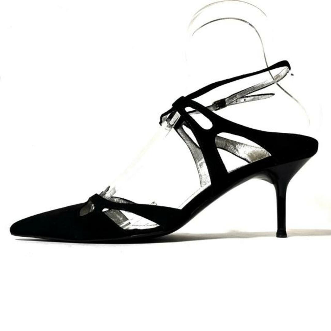 RENE CAOVILLA(レネカオヴィラ)のレネカオヴィラ サンダル 36 1/2 - 黒 レディースの靴/シューズ(サンダル)の商品写真