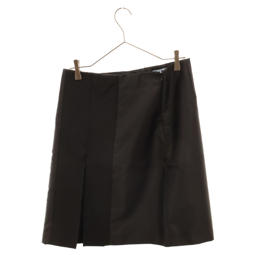 PRADA(プラダ)のPRADA プラダ Nylon Short Skirt ナイロンショートスカート ブラック 21H743 S162 I18 レディースのスカート(ひざ丈スカート)の商品写真