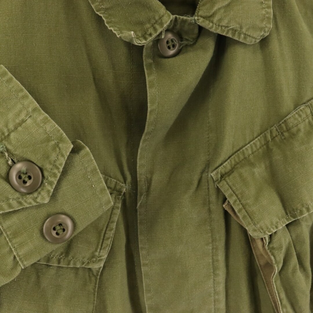 US.ARMY ユーエスアーミー 60s～70s VINTAGE OG-107 5th ジャングルファティーグジャケット ミリタリー長袖シャツ カーキ メンズのトップス(シャツ)の商品写真