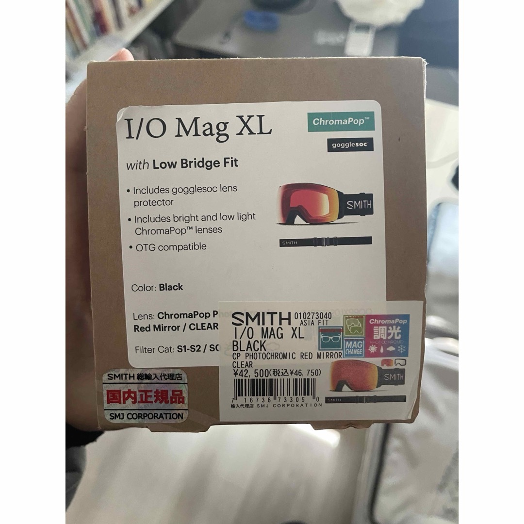 【ほぼ新品】Smith I/O Mag XL ゴーグル スポーツ/アウトドアのスノーボード(アクセサリー)の商品写真