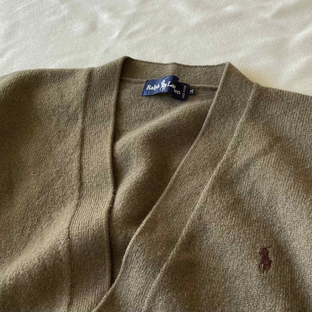 Ralph Lauren - ビンテージ ラルフローレン ロゴ刺繍 ウール V Ralph Lauren - ビンテージ ラルフローレン ロゴ刺繍 ウール V