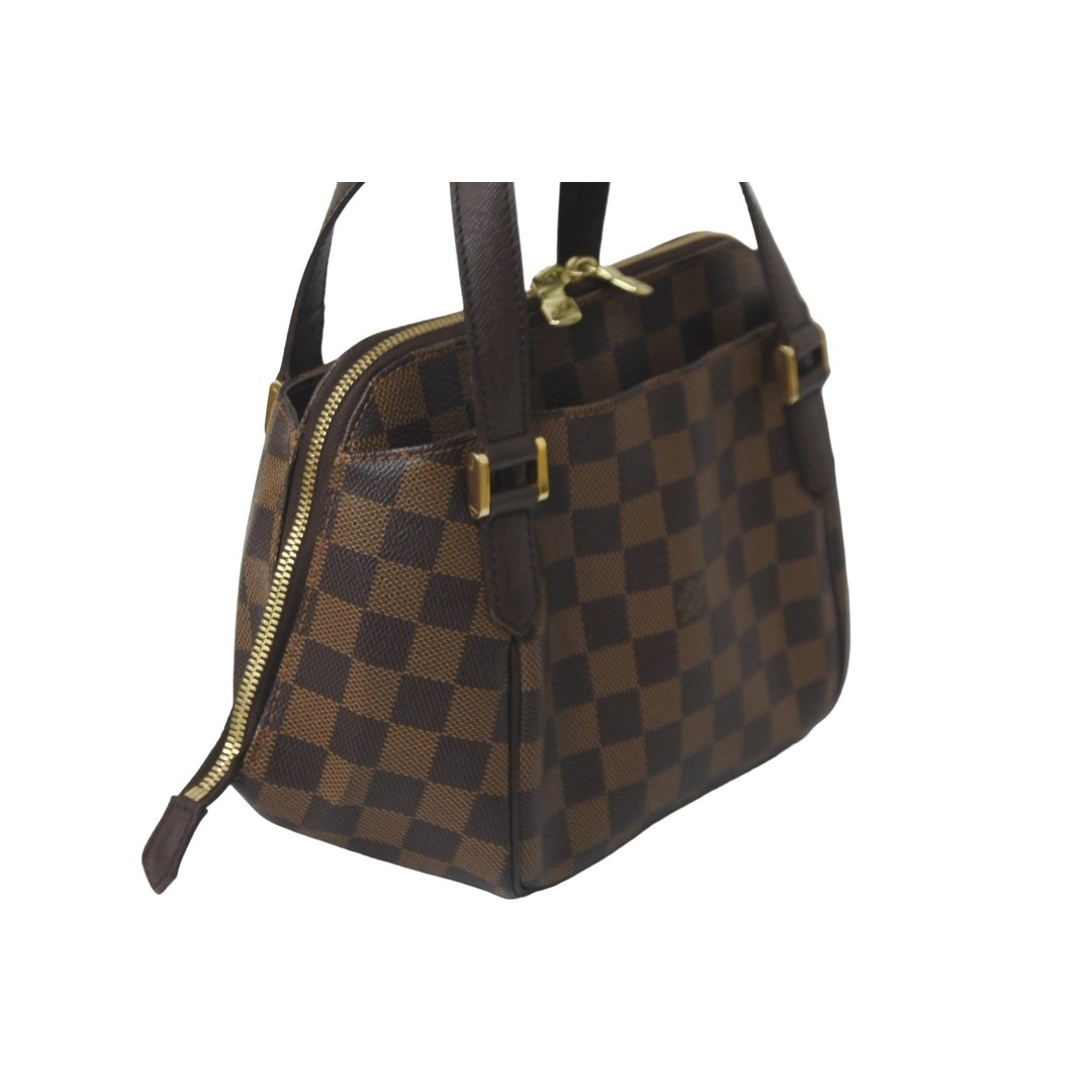 LOUIS VUITTON ルイヴィトン ハンドバッグ ベレムPM ダミエ エベヌ レディース N51173 ゴールド金具 美品 中古 58138