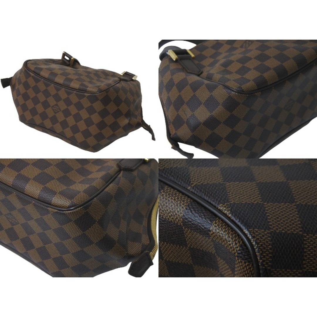 LOUIS VUITTON ルイヴィトン ハンドバッグ ベレムPM ダミエ エベヌ レディース N51173 ゴールド金具 美品 中古 58138