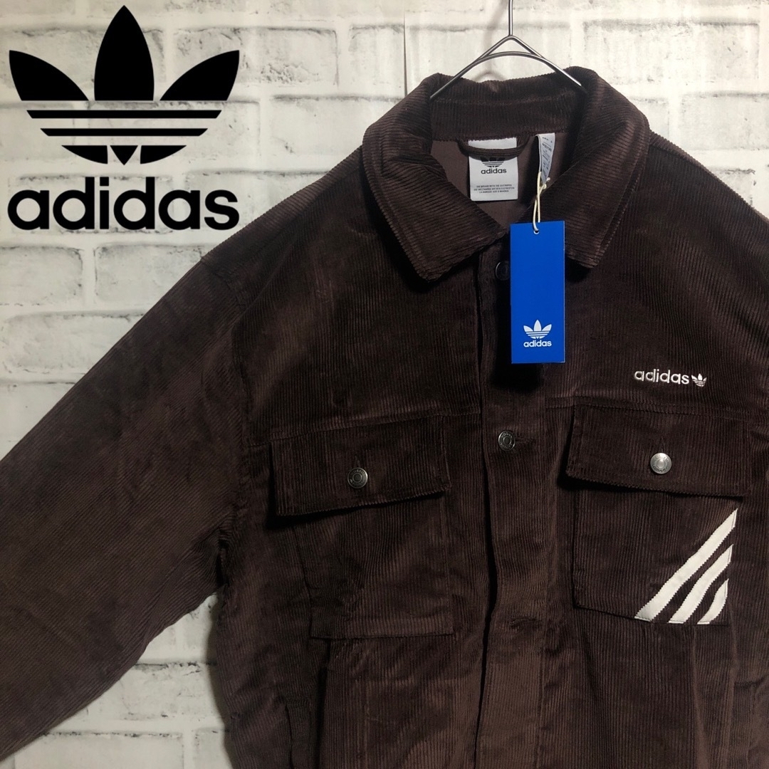 新品⭐️24FW日本未発売adidas COACH JACKET 刺繍 ブラウン 新品⭐️24FW日本未発売adidas COACH JACKET 刺繍 ブラウン
