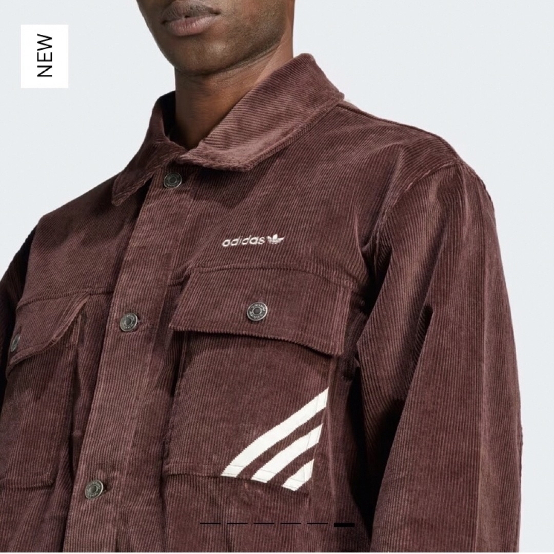 新品⭐️24FW日本未発売adidas COACH JACKET 刺繍 ブラウン 新品⭐️24FW日本未発売adidas COACH JACKET 刺繍 ブラウン