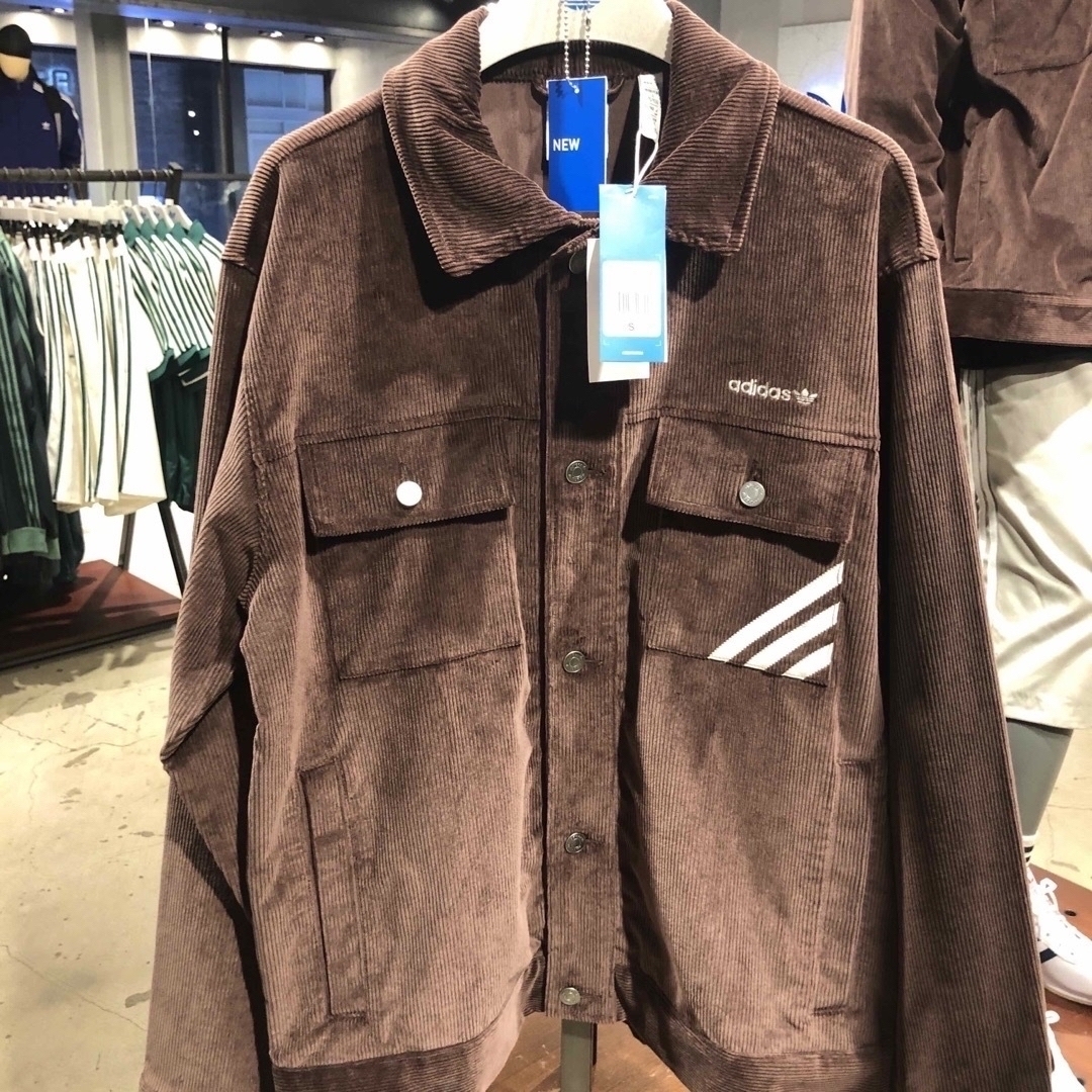 新品⭐️24FW日本未発売adidas COACH JACKET 刺繍 ブラウン 新品⭐️24FW日本未発売adidas COACH JACKET 刺繍 ブラウン