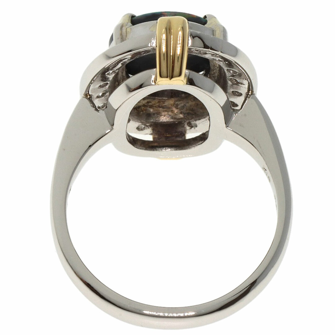 SELECT JEWELRY ブラックオパール ダイヤモンド リング・指輪 PT900 K18YG レディース レディースのアクセサリー(リング(指輪))の商品写真