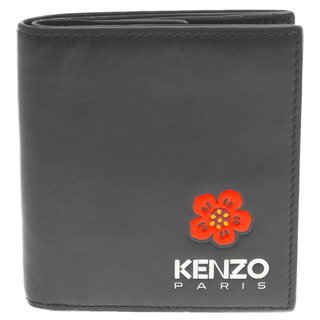 ケンゾー(KENZO)のKENZO ケンゾー MINI FOLD WALLET ミニ フォールド ウォレット 二つ折り財布 ブラック(折り財布)