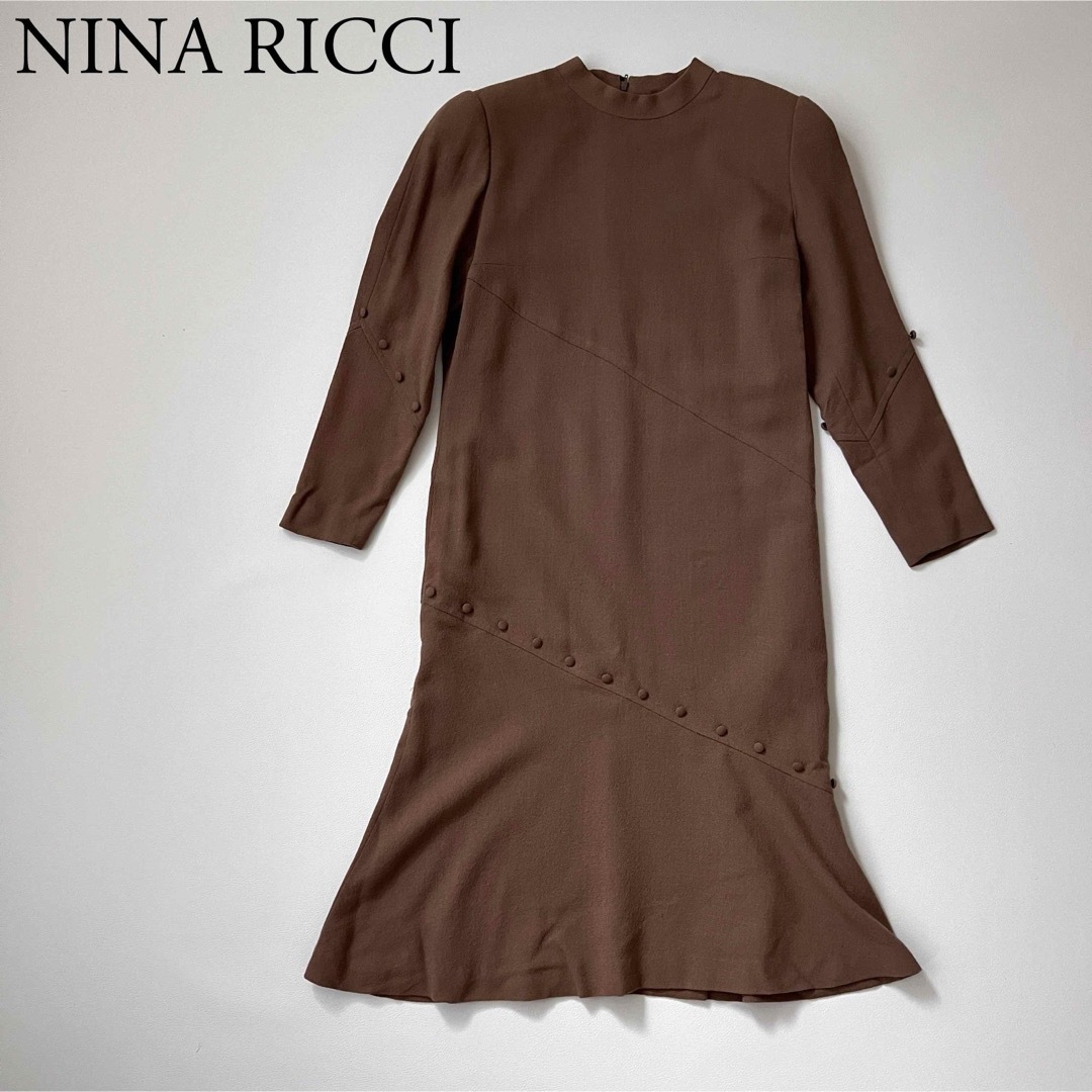 NINA RICCI - NINA RICCI ニナリッチ ロングワンピース マーメイド