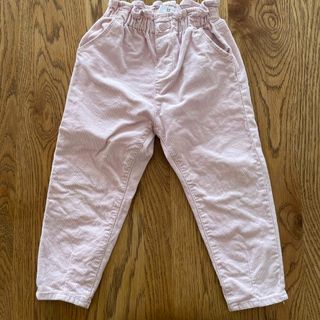 ザラキッズ(ZARA KIDS)のZARA コーデュロイ パンツ 淡いピンク ポケット ボタン付 100(パンツ/スパッツ)