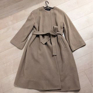 ユナイテッドアローズグリーンレーベルリラクシング(UNITED ARROWS green label relaxing)のユナイテッドアローズ　グリーンレーベル　ノーカラーコート(ロングコート)