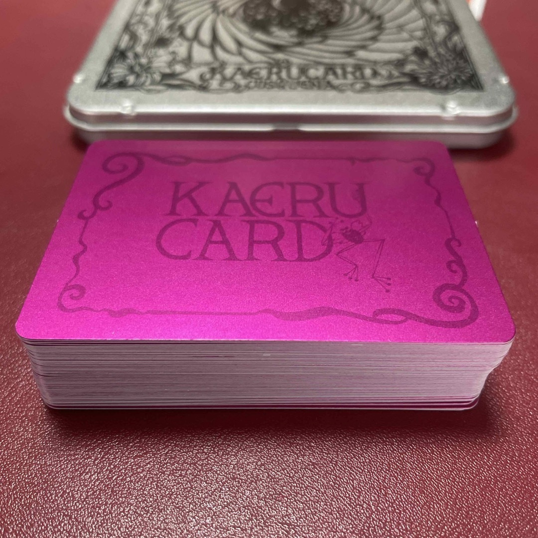 カエルカード　KAERU CARD  ピンク エンタメ/ホビーのテーブルゲーム/ホビー(その他)の商品写真