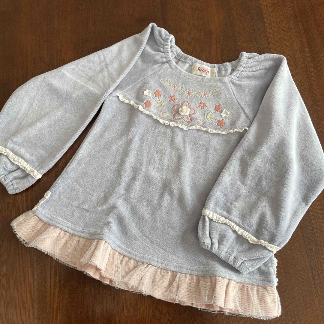 Souris(スーリー)の Souris 110cm キッズ/ベビー/マタニティのキッズ服女の子用(90cm~)(Tシャツ/カットソー)の商品写真