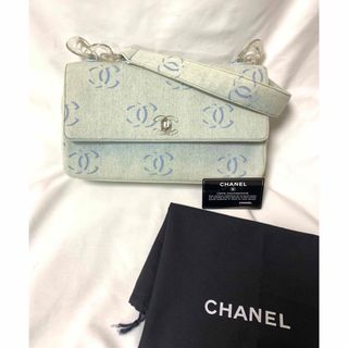 シャネル(CHANEL)のシャネル CHANEL ショルダーバッグ デニム ココマーク マトラッセ レア物(ショルダーバッグ)