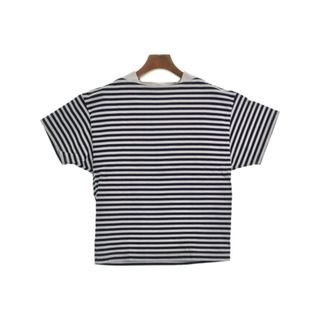 ハイク(HYKE)のHYKE ハイク Tシャツ・カットソー 1(S位) 紺x白(ボーダー) 【古着】【中古】(カットソー(半袖/袖なし))