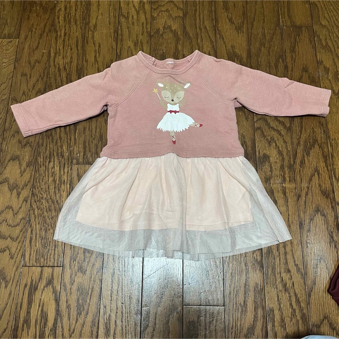 女の子　ワンピース キッズ/ベビー/マタニティのベビー服(~85cm)(ワンピース)の商品写真