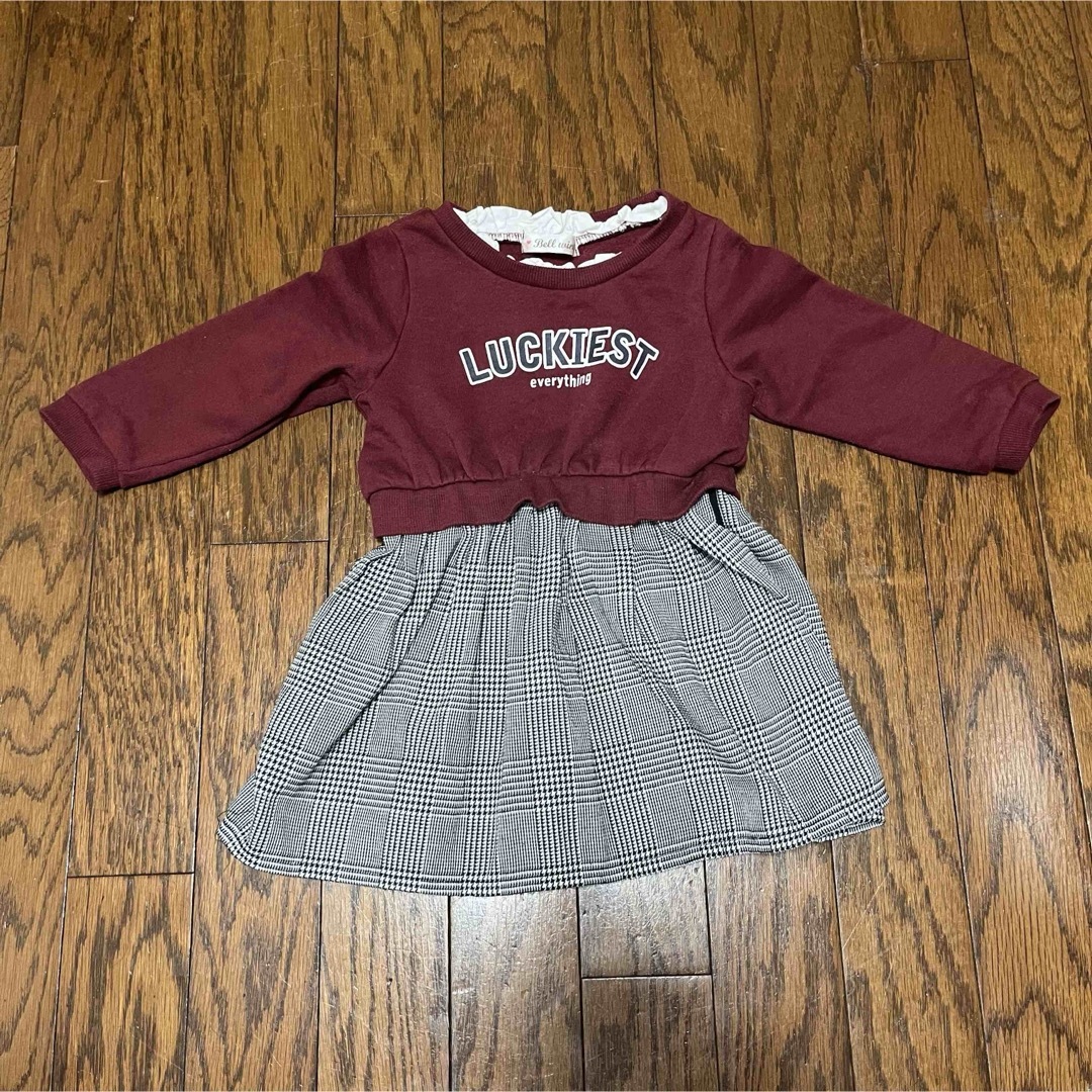 女の子　ワンピース キッズ/ベビー/マタニティのキッズ服女の子用(90cm~)(ワンピース)の商品写真