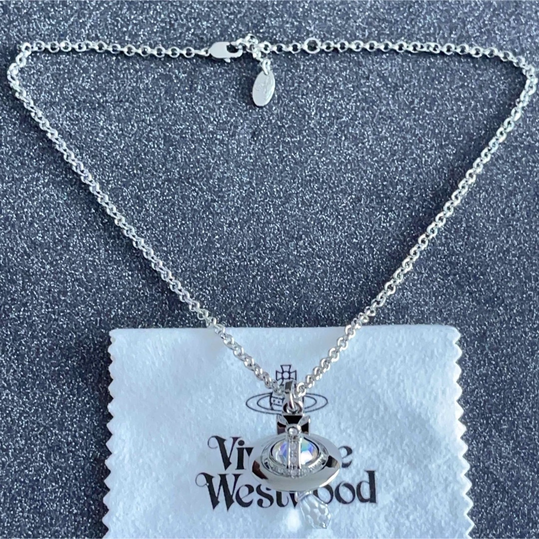 Vivienne Westwood(ヴィヴィアンウエストウッド)のヴィヴィアンウエストウッド　クリスタルネックレス レディースのアクセサリー(ネックレス)の商品写真