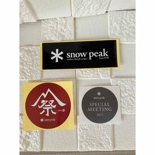 カッティングステッカー snow peak(その他)