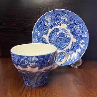 ウェッジウッド(WEDGWOOD)の英国　Wood&Sons  カップソーサー  1960年製 未使用品(グラス/カップ)