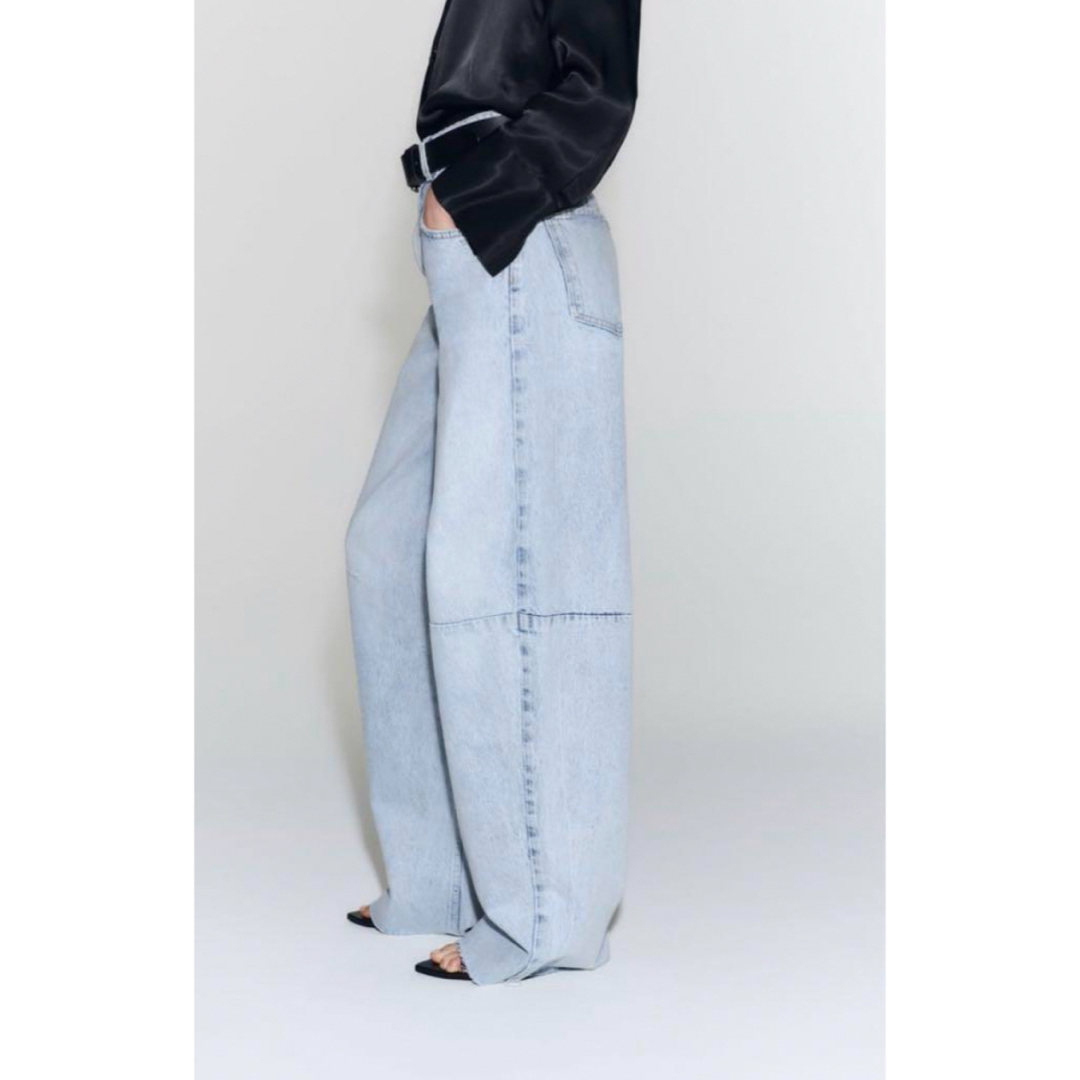 ZARA ZW WIDE-LEG MID-RISE バルーンデニム ZARA ZW WIDE-LEG MID-RISE バルーンデニム