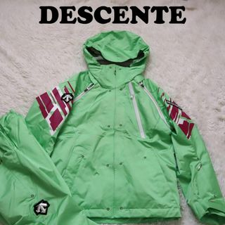 デサント(DESCENTE)のDESCENTE デサント スキーウェア セットアップ スノーボード グリーン(ウエア)