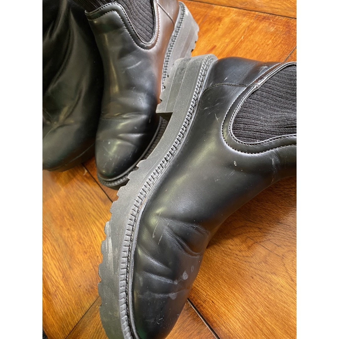 LOWRYS FARM(ローリーズファーム)のLOWRYSFARM  L ブーツ ロング チェルシー チャンキー サイドゴア レディースの靴/シューズ(ブーツ)の商品写真