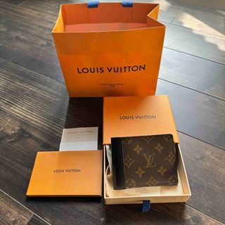 ルイヴィトン(LOUIS VUITTON)の美品 LOUIS VUITTON ポルトフォイユ ミュルティプル M69408(折り財布)