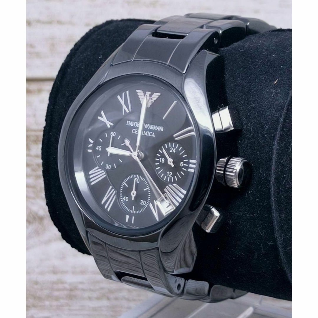 動作品　エンポリオアルマー二 CERAMICA　腕時計　セラミック　定価6万円