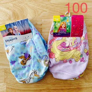 ディズニー(Disney)の新品　ディズニープリンセス　女の子　パンツ　ショーツ　100㎝(下着)