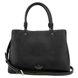 ケイトスペードニューヨーク(kate spade new york)の新品 ケイトスペード kate spade ハンドバッグ ミディアム トリプル コンパートメント サッチェル ブラック(ハンドバッグ)