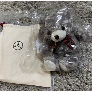 メルセデスベンツ(Mercedes-Benz)のベンツ　ノベルティー　巾着とぬいぐるみ& 赤バックとぬいぐるみ(ノベルティグッズ)