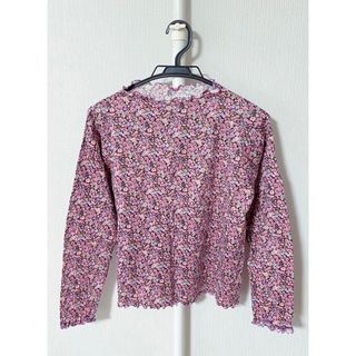 ドットアンドストライプスチャイルドウーマン(Dot&Stripes CHILDWOMAN)のドットアンドストライプスチャイルドウーマン 花柄　トップス　カットソー(カットソー(長袖/七分))