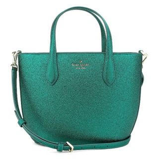 新品 ケイトスペード kate spade ハンドバッグ グリッター ミックスド マテリアル サッチェル フェスティブティール