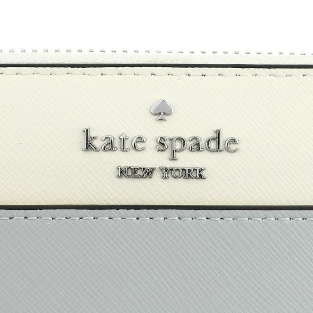 kate spade new york(ケイトスペードニューヨーク)の新品 ケイトスペード kate spade 長財布 カラーブロック ラージ コンチネンタル ウォレット プラチナグレーマルチ レディースのファッション小物(財布)の商品写真