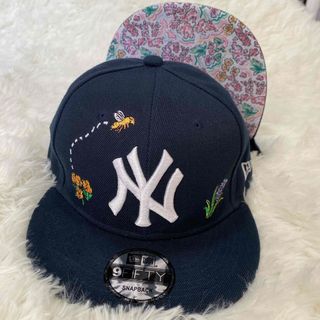 ニューエラー(NEW ERA)のNEW YORK YANKEES WATERCOLOR FLORAL CAP(キャップ)