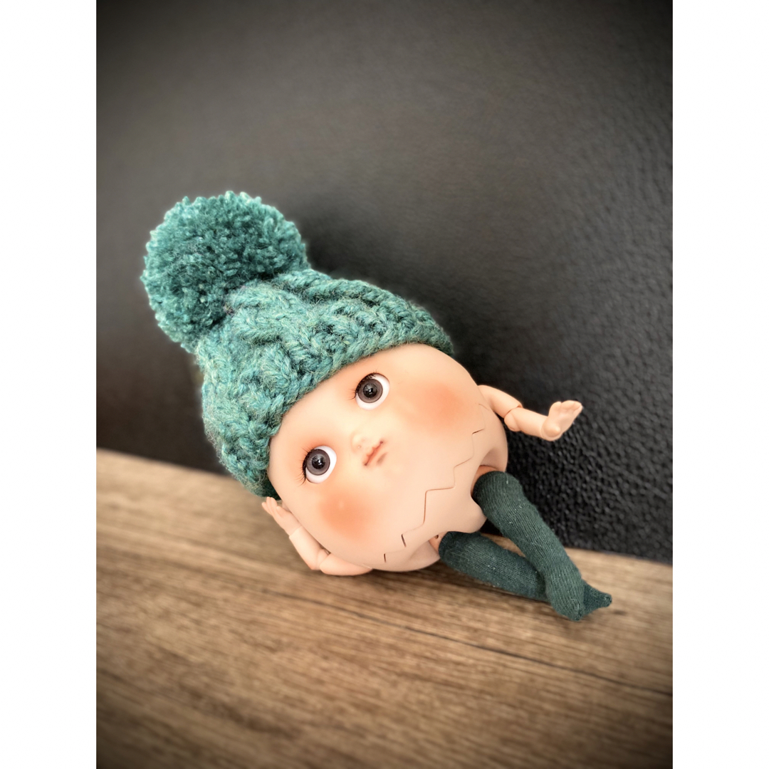 専用【necoma doll】キモカワたまごちゃん◆タン肌◆グレー人形
