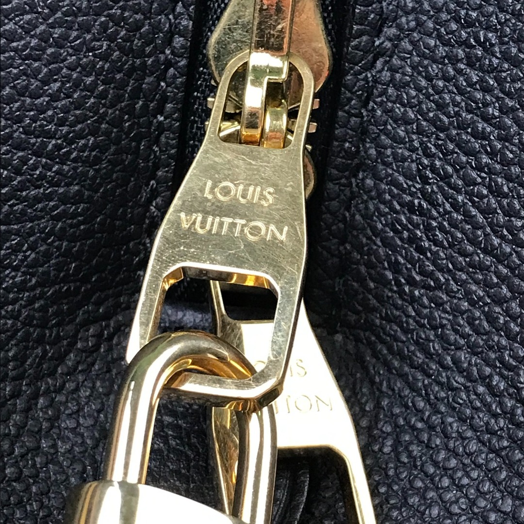 内側■■LOUIS VUITTON ルイヴィトン モノグラム アンプラント モンテーニュMM ハンドバッグ M41048 ノワール